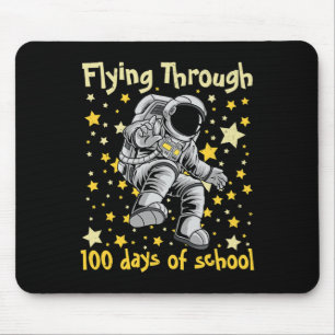 Tapis De Souris Vols À Travers 100 Jours D'École 100E Jour Astron
