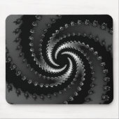 Tapis De Souris Vortex foncé fractal (Devant)