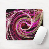 Tapis De Souris Vortex rose (Avec souris)