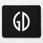 Tapis De Souris Vos idées de monogramme simplement 1 (Devant)