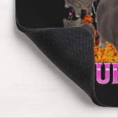 Tapis De Souris Vos orteils drôle de chat mème contrefaçon graphiq (Coin)