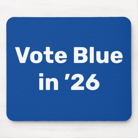 Tapis De Souris Vote Blue en 2026 (Devant)