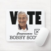 Tapis De Souris Vote Bobby Scott MOUSEPAD 1 (Avec souris)