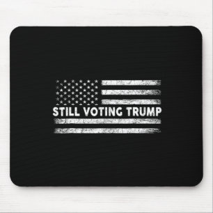 Tapis De Souris Vote du drapeau américain patriotique Trump 2024