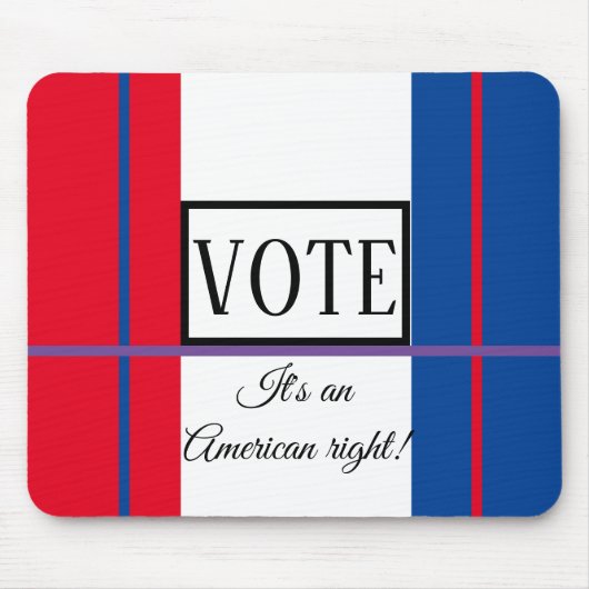 Tapis De Souris VOTE Mousepad (Devant)