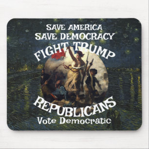 Tapis De Souris Vote Politique Patriotique Trump Parti Républicain