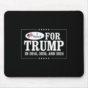 Tapis De Souris Voté Pour Trump En 2016 2020 Et 2024