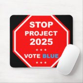Tapis De Souris Vote Save Democracy Stop Project 2025 (Avec souris)