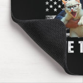 Tapis De Souris Vote Trump 2025 Funny Save The Cats  (Coin)
