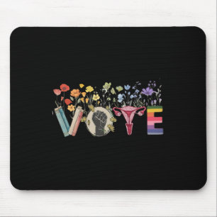 Tapis De Souris Votez Comme Ruth Vous A Envoyé Fleurs Feminist Lgb