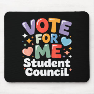 Tapis De Souris Votez pour moi ambiance conseil des élèves électio