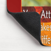 Tapis De Souris Votre attitude - Mousepad de motivation (Coin)