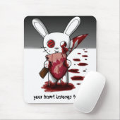 Tapis De Souris votre coeur appartient à moi ! (Avec souris)