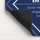 Tapis De Souris Votre logo et design moderne personnalisable | Ble (Coin)