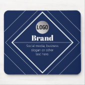 Tapis De Souris Votre logo et design moderne personnalisable | Ble (Devant)