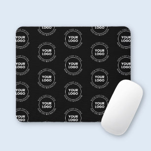 Tapis De Souris Votre logo et texte modifiable Motif répétitif