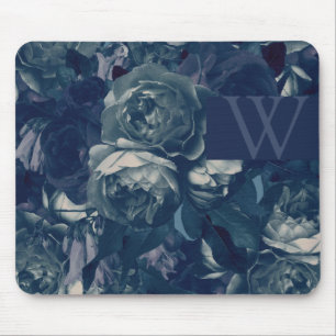 Tapis De Souris Votre logo Marine Rose Bouquet