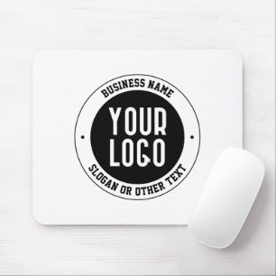 Tapis De Souris Votre logo ou conception d'entreprise Texte édit