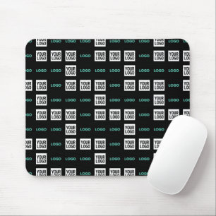 Tapis De Souris Votre logo ou image motif zig zag avec 2 images