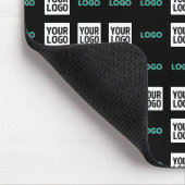 Tapis De Souris Votre logo ou image | Zig Zag Motif avec deux imag (Coin)