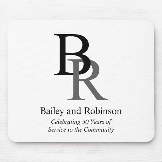 Tapis De Souris Votre Logo Professionnel Promotionnel (Devant)