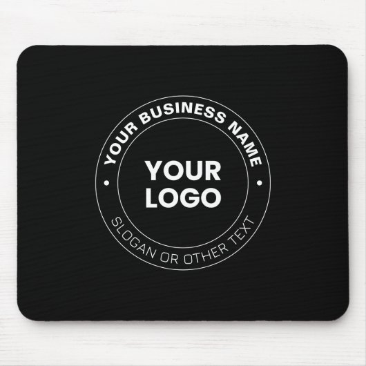 Tapis De Souris Votre logo | Texte et éléments modifiables (Devant)