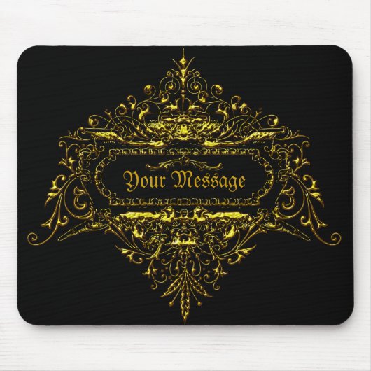 Tapis De Souris Votre message Emblem2A Mousepad (Devant)