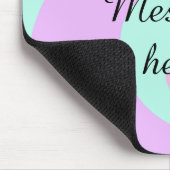 Tapis De Souris Votre message ici ajouter du texte nom monogramme (Coin)