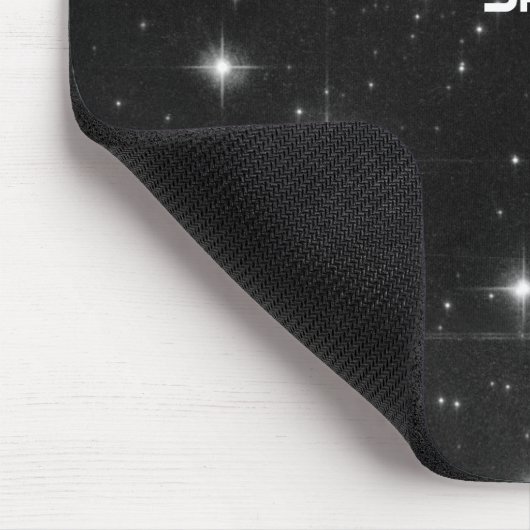 Tapis De Souris Votre nom avec des étoiles dans l'espace profond (Coin)