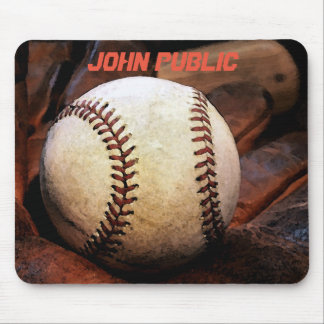 Tapis De Souris Votre nom Custom Baseball Artework