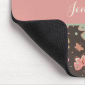 Tapis De Souris Votre nom Fun Butterflies Motif Inspirivity (Coin)