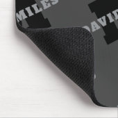 Tapis De Souris Votre nom ou nom commercial | Masculine moderne Gr (Coin)