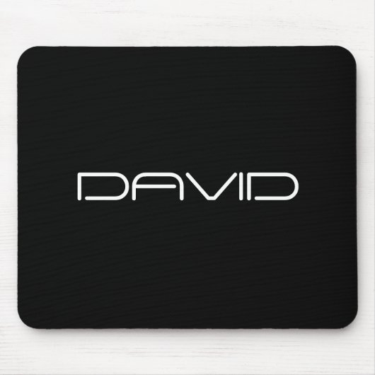 Tapis De Souris Votre nom | Texte personnalisable stylisé Cool (Devant)