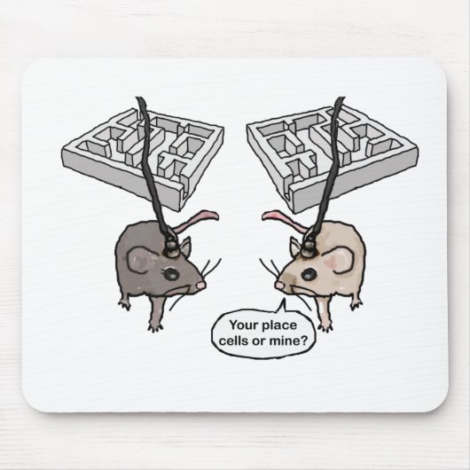 Tapis De Souris Votre place (cellules) ou la mienne ? (Devant)