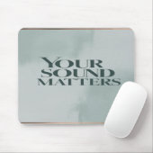 Tapis De Souris Votre Sound Matters, option 3 (Avec souris)