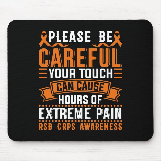 Tapis De Souris Votre Touche peut provoquer une douleur extrême su (Devant)