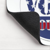 Tapis De Souris VOTRE VOTE COMPTE ! Arrondir avec le drapeau améri (Coin)