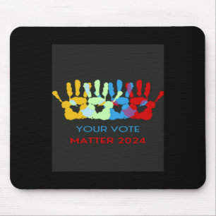 Tapis De Souris Votre Vote Est Sticker