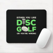 Tapis De Souris Vous Aimez Disk Golf (Avec souris)