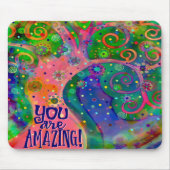 Tapis De Souris Vous êtes un arbre lunaire Extraordinaire (Devant)