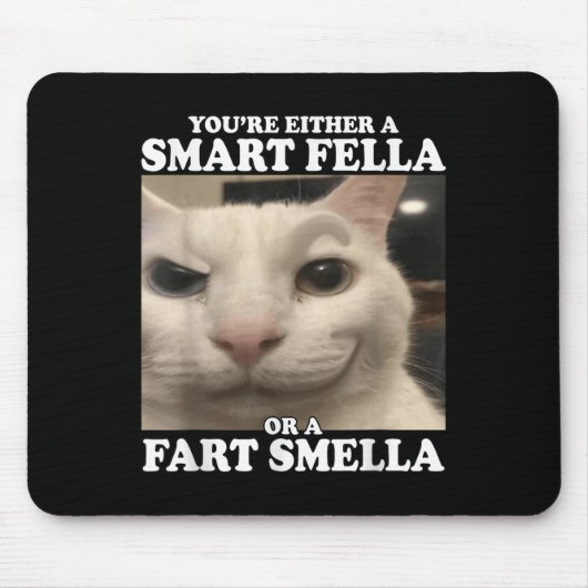 Tapis De Souris Vous êtes un Fella intelligent ou un Fart Smella d (Devant)