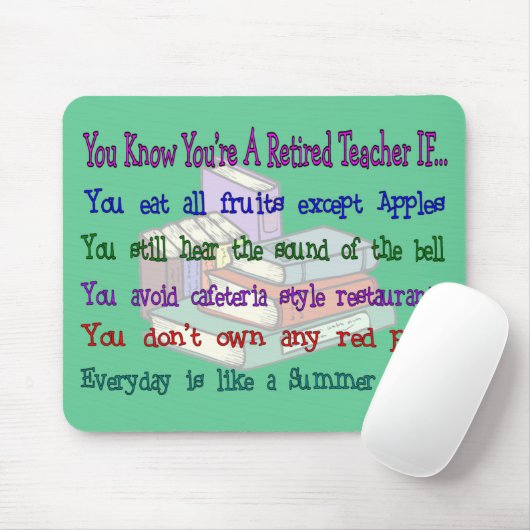 Tapis De Souris Vous êtes un PROFESSEUR retraité SI… (Avec souris)