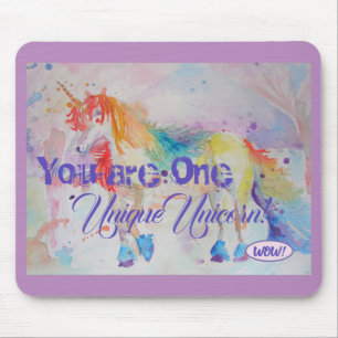 Tapis De Souris Vous Êtes Une Unicorne Unique ! Souris Pad Mat Gir