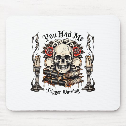 Tapis De Souris Vous M'Avez Eu À Trigger Warning, Bad Book Club, R (Devant)