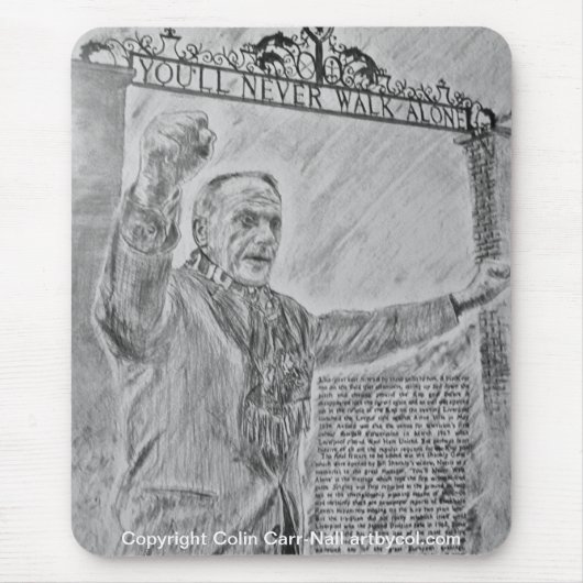 Tapis De Souris Vous ne marcherez jamais Colin Carr-Nall (Devant)