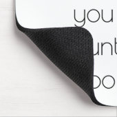 Tapis de souris Vous ne remarquez jamais (Coin)