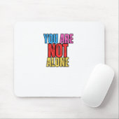 Tapis De Souris Vous N'Êtes Pas Un Seul Sticker (Avec souris)