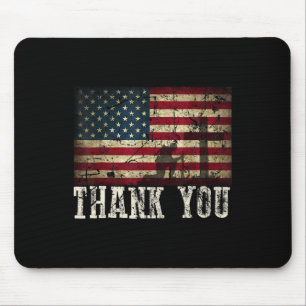 Tapis De Souris Vous Pour Vos Services Patriotique - Anciens Comba