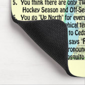Tapis De Souris Vous Pourriez Être Un Michigander Si : (Coin)
