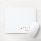 Tapis De Souris Vous Pouvez | Devis motivationnel | Inspirationnel (Avec souris)